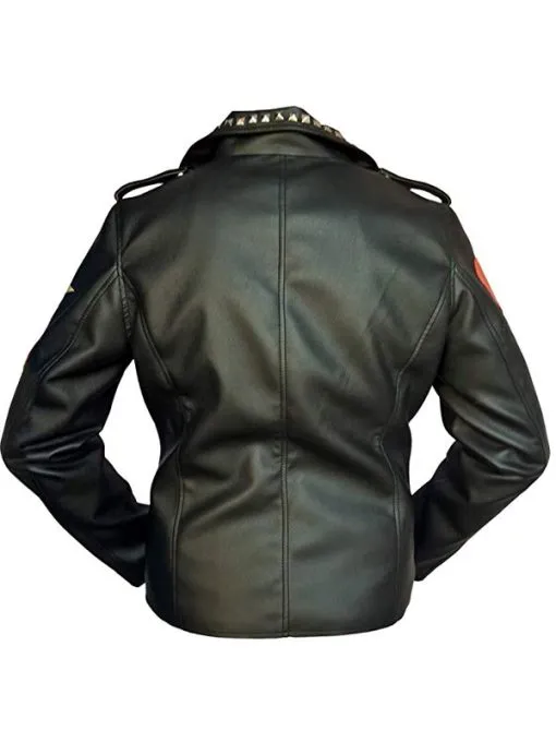 Brando Motorbike Red Heart Jacket - Image 3