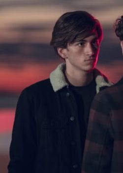 Ben Hope Heartstopper Shearling Black Jacket