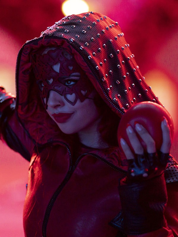 Kylie Cantrall Descendants The Rise Of Red 2024 Studded Leather Jacket - Image 3