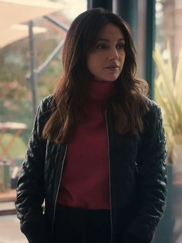 Maya Stern Fool Me Once S01 Black Leather Jacket