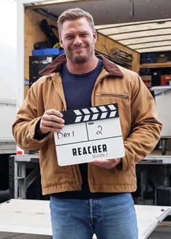 Alan Ritchson Reacher S02 Brown Jacket