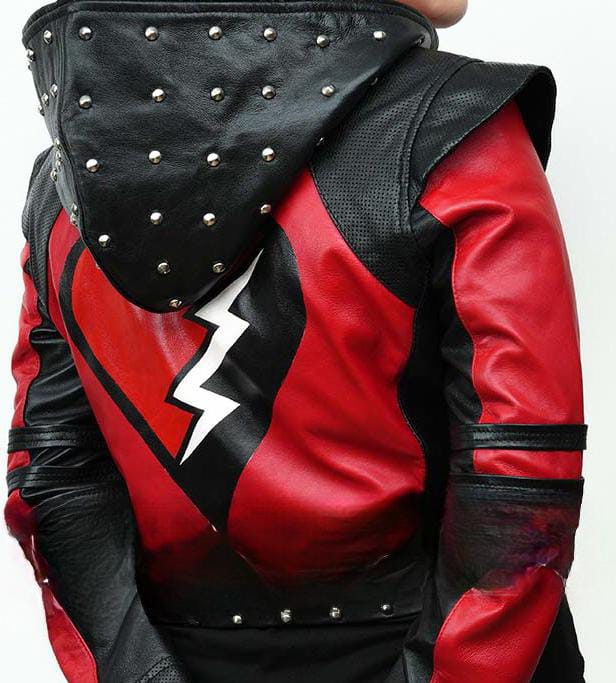 Kylie Cantrall Descendants The Rise Of Red 2024 Studded Leather Jacket - Image 5