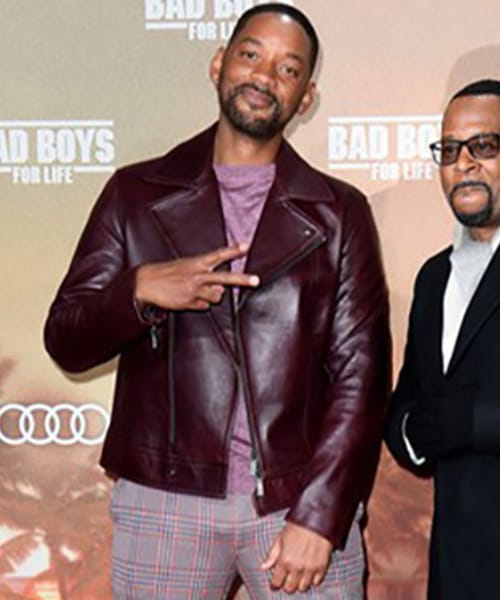 Will Smith Bad Boys Premiere Leather Jacket - Image 3