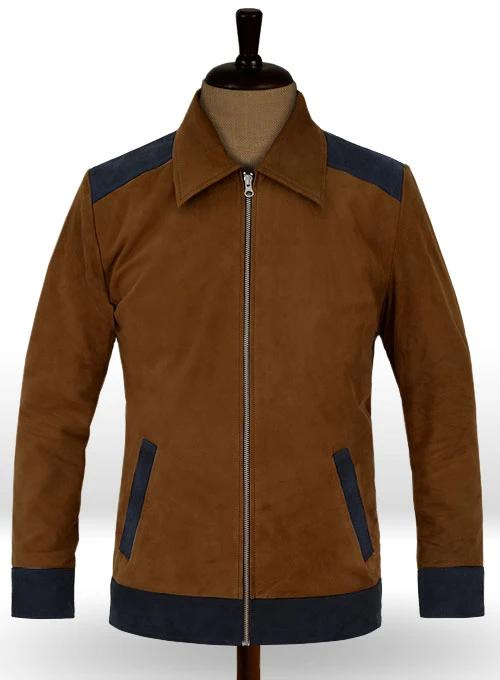 Cristiano Ronaldo suede Leather Jacket - Image 6
