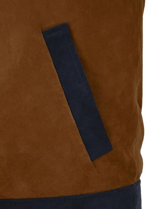 Cristiano Ronaldo suede Leather Jacket - Image 4