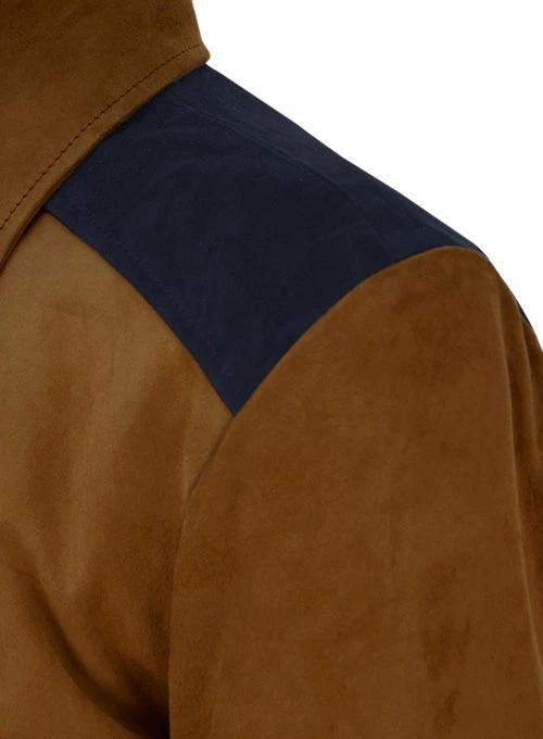 Cristiano Ronaldo suede Leather Jacket - Image 3