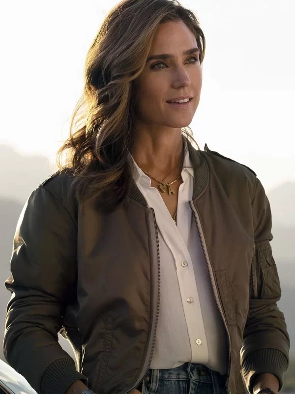 Jennifer Connelly Top Gun Maverick Brown Jacket