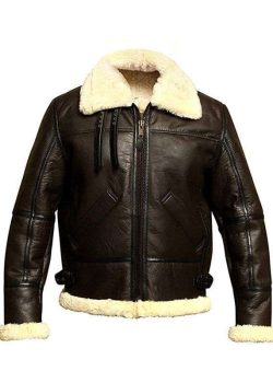 Men’s B3 Bomber Aviator Winter Shearling Jacket