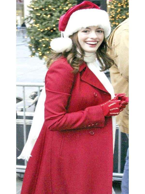 Anne Hathaway Christmas Coat - Image 2