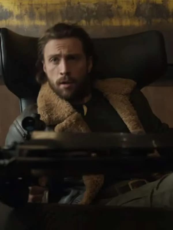 Aaron Taylor-Johnson Kraven the Hunter Shearling Jacket