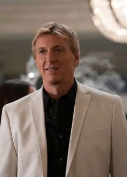 William Zabka Cobra Kai S03 White Blazer
