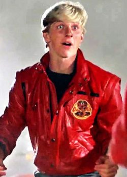 Cobra Kai Karate Kid Red Leather Jacket