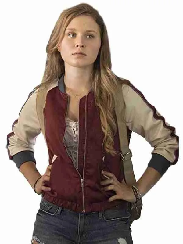 Amma Crellin Sharp Objects Cotton Bomber Jacket