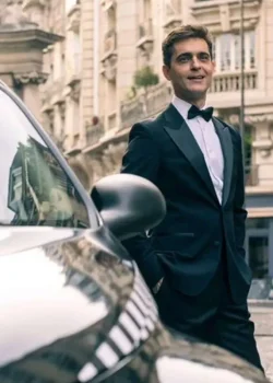 Berlin S01 Pedro Alonso Black Blazer