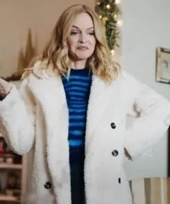 Charlotte Heather Graham Sanders Best Christmas Ever 2023 White Coat