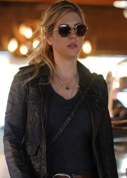 Katheryn Winnick Big Sky Black Leather Jacket