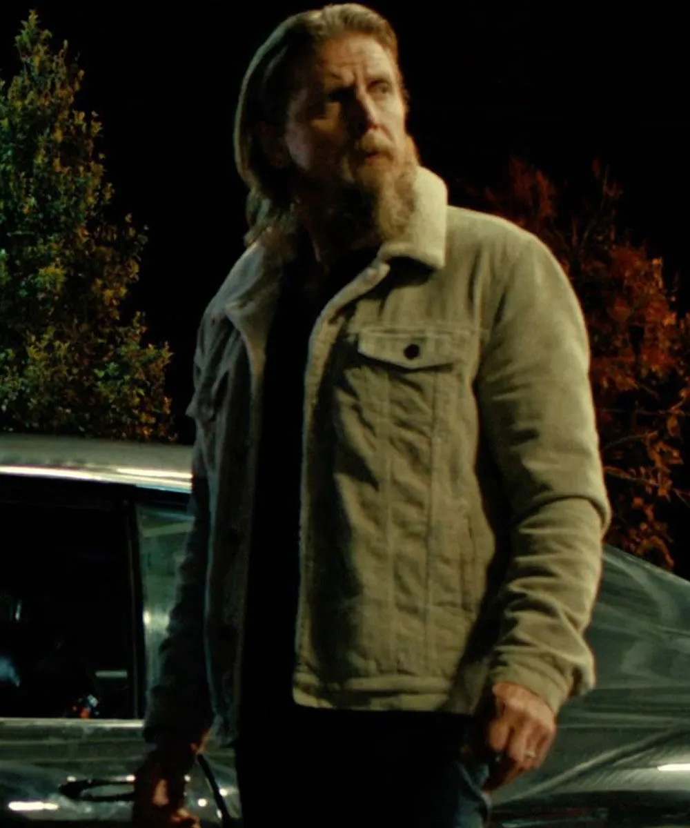 Bring Him to Me Barry Pepper Shearling Beige Jacket