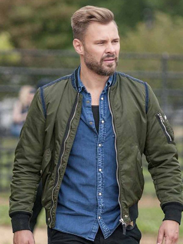 Chicago-P.D.-Adam-Ruzek-Green-Bomber-Jacket
