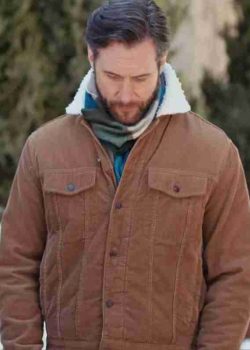 Christmas On The Alpaca Farm 2023 Matt Wells Brown Jacket