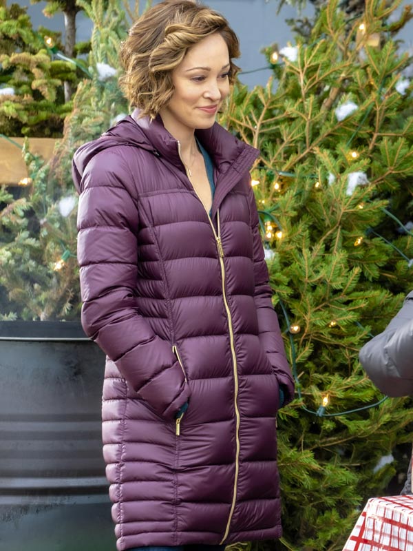 Christmas Under the Stars Autumn Reeser Puffer Coat