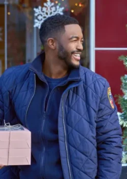 Jaime M Callica Christmas with a Kiss Blue Jacket