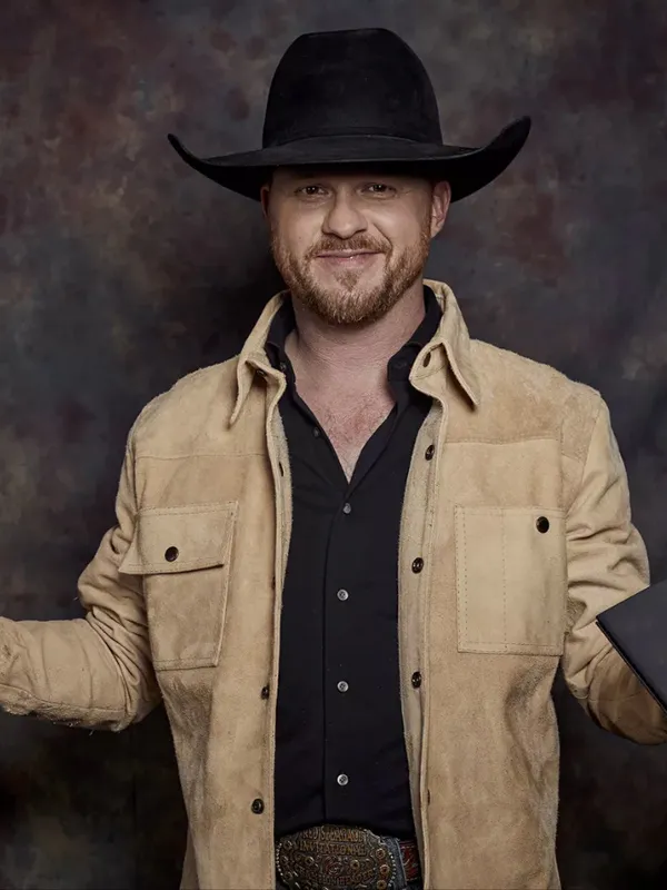 Cody Johnson CMT Awards 2023 Suede Leather Jacket