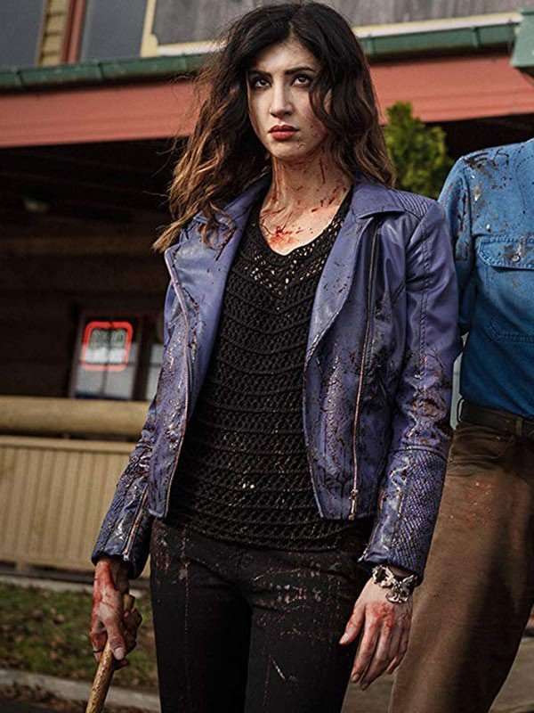 Dana-DeLorenzo-Ash-vs-Evil-Dead-purple-Jacket-