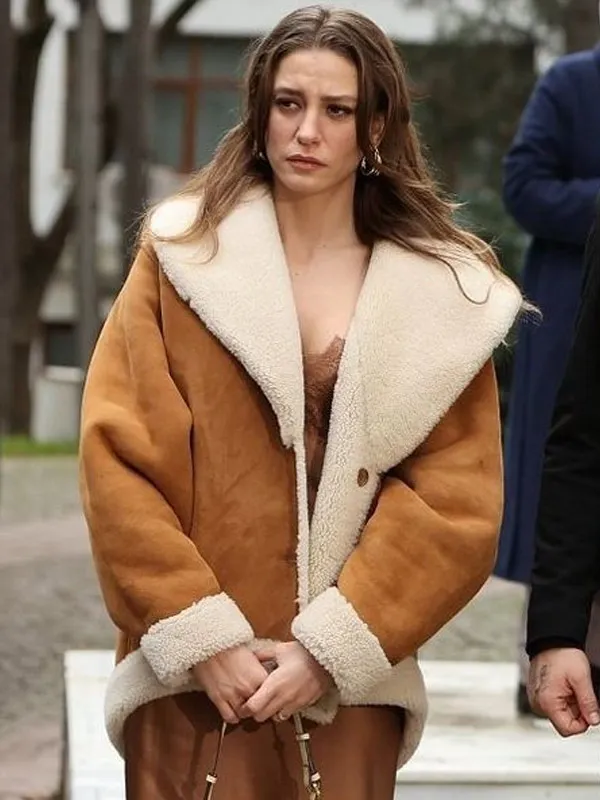 Devin-Akin-The-Family-S02-Brown-Shearling-Jacket