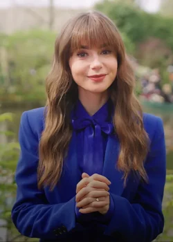 Emily in Paris S04 Emily Cooper Blue Blazer