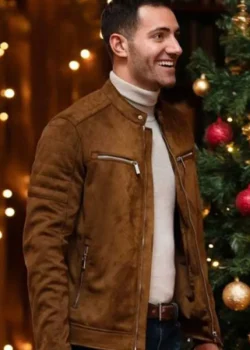 Garrett Marcantel 12 Dates of Christmas Brown Jacket