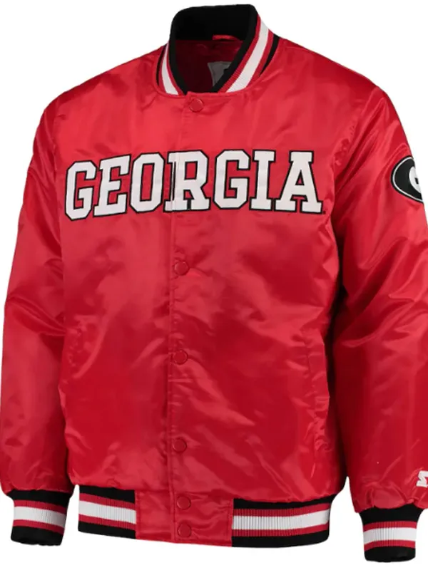 Georgia Bulldogs Starter Red Jacket