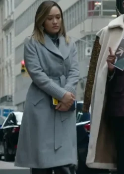 Quinn Joseph Harlem S01 Grey Wool Trench Coat