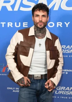 Declan Doyle Gran Turismo (2023) Beige and Brown Jacket