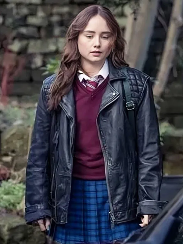 Hannah The Jetty Black Quilted Leather Jacket