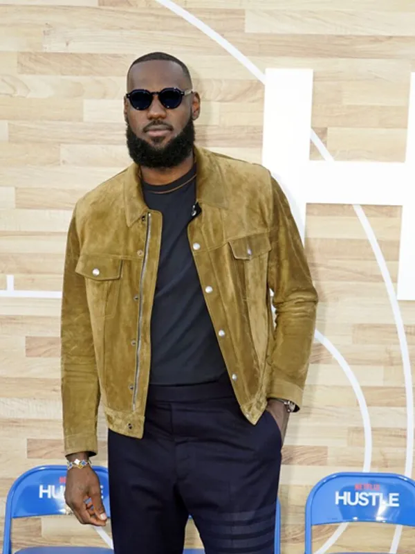 LeBron James Hustle 2022 Brown Jacket