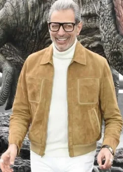 Jeff Goldblum Jurassic World Dominion (2022) Brown Jacket