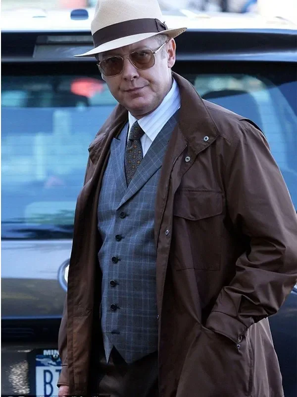 James Spader The Blacklist Raymond Reddington Brown Jacket - Image 2