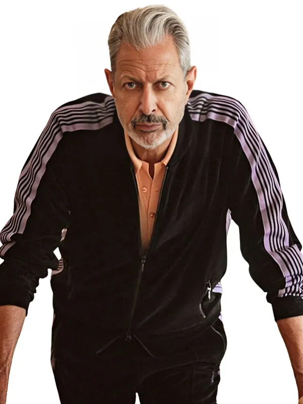 Kaos Tv Series Jeff Goldblum Black Track Jacket