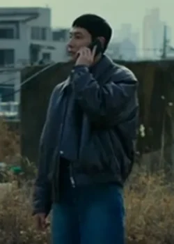 Um Tae-Seong The Trunk Tv Series Black Leather Jacket