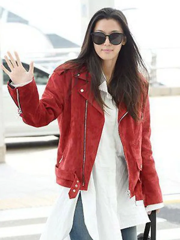 Jun Ji-hyun Red Jacket