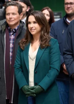 A Merry Scottish Christmas Lacey Chabert Green Coat