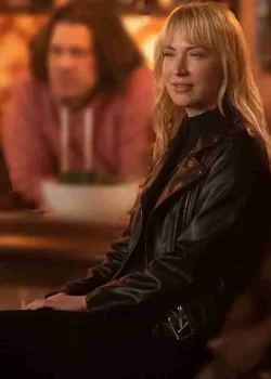 Beth Riesgraf Leverage Redemption Biker Jacket