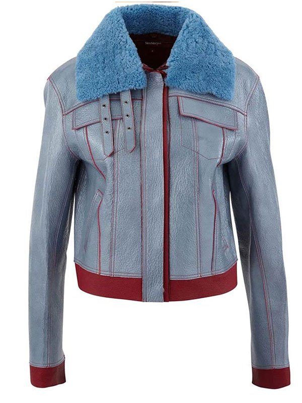Love-Life-Sara-Yang-Blue-Shearling-Leather-Jacket
