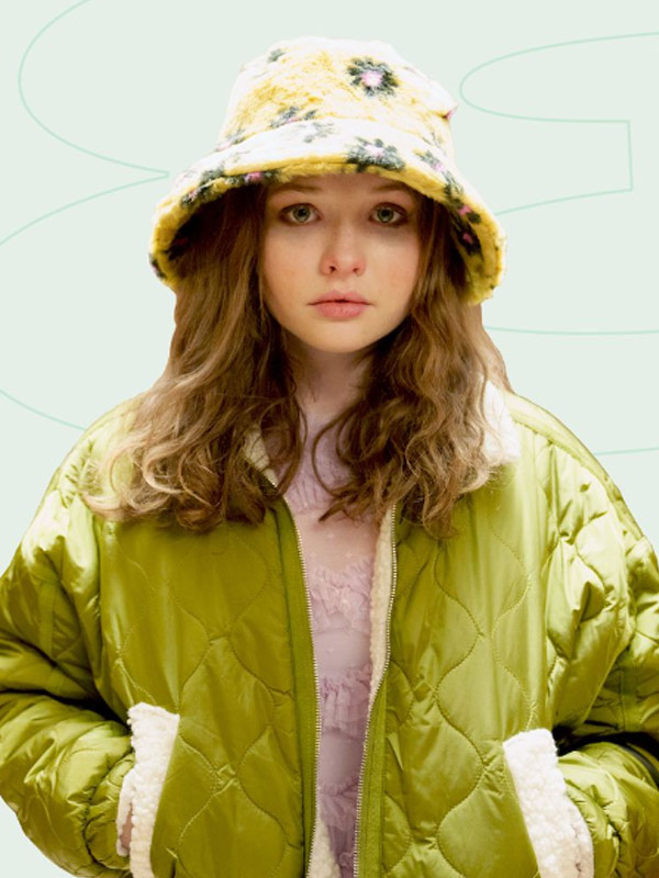 Lucy-Only-Murders-in-the-Building-Green-Shearling-Jacket