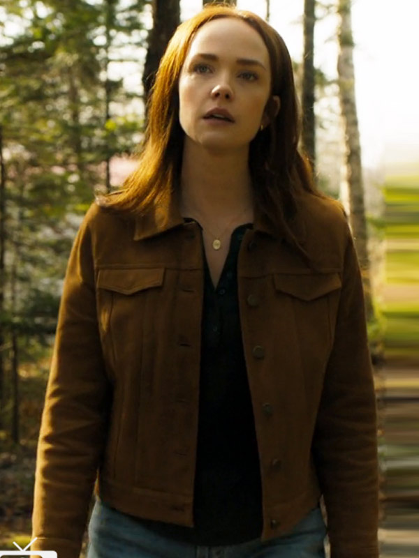 Maggie Sullivan Sullivan’s Crossing Brown Suede Leather Jacket