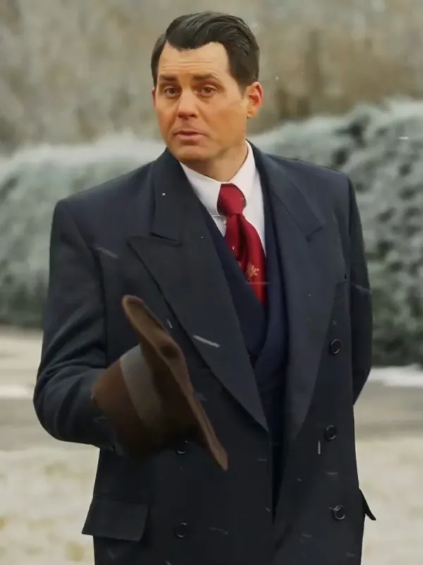 A Biltmore Christmas Kristoffer Polaha Wool Coat
