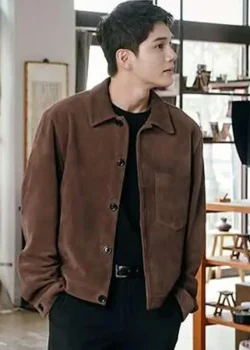 Kang Hee-sik Strong Girl Nam-soon Brown Jacket