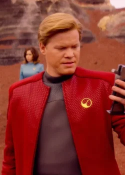 Robert Daly Black Mirror Season 04 Red Jacket