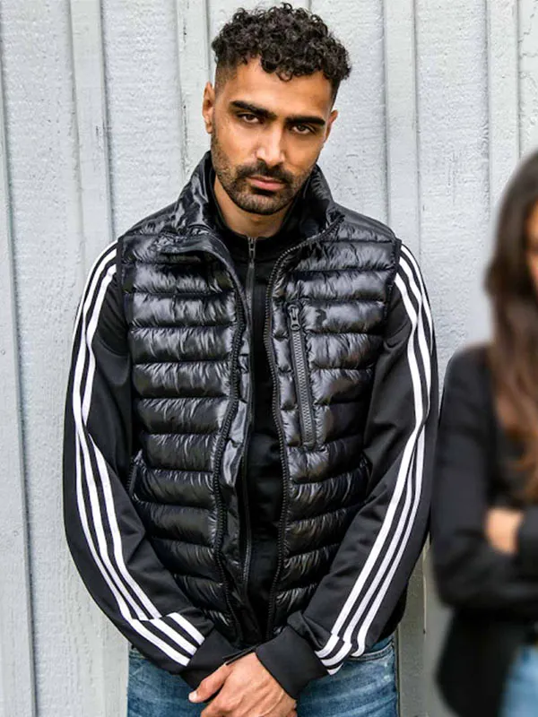 Alexander Abdallah Snabba Cash Black Puffer Parachute Vest