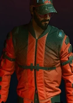 Cyberpunk 2077 Samurai Leather Bomber Jacket